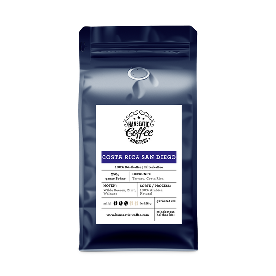 Filterkaffee | Costa Rica | San Diego Tarrazú | Natural